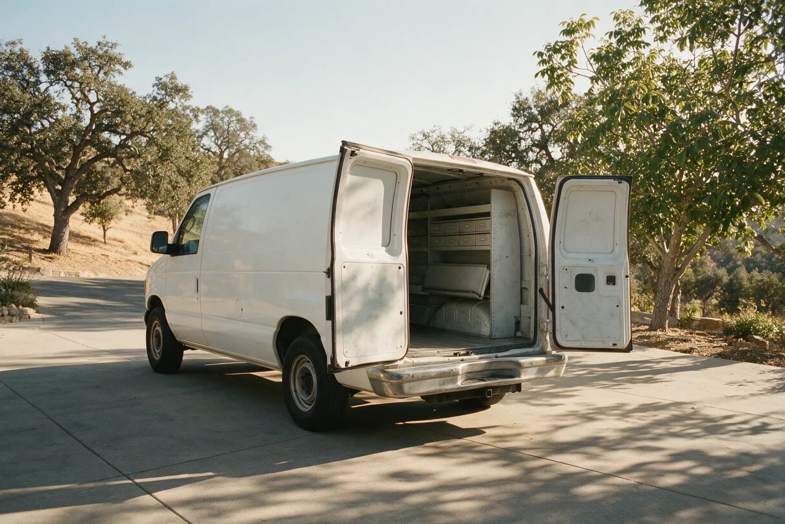 Ridgeline Lock & Key van on a Walnut Creek driveway